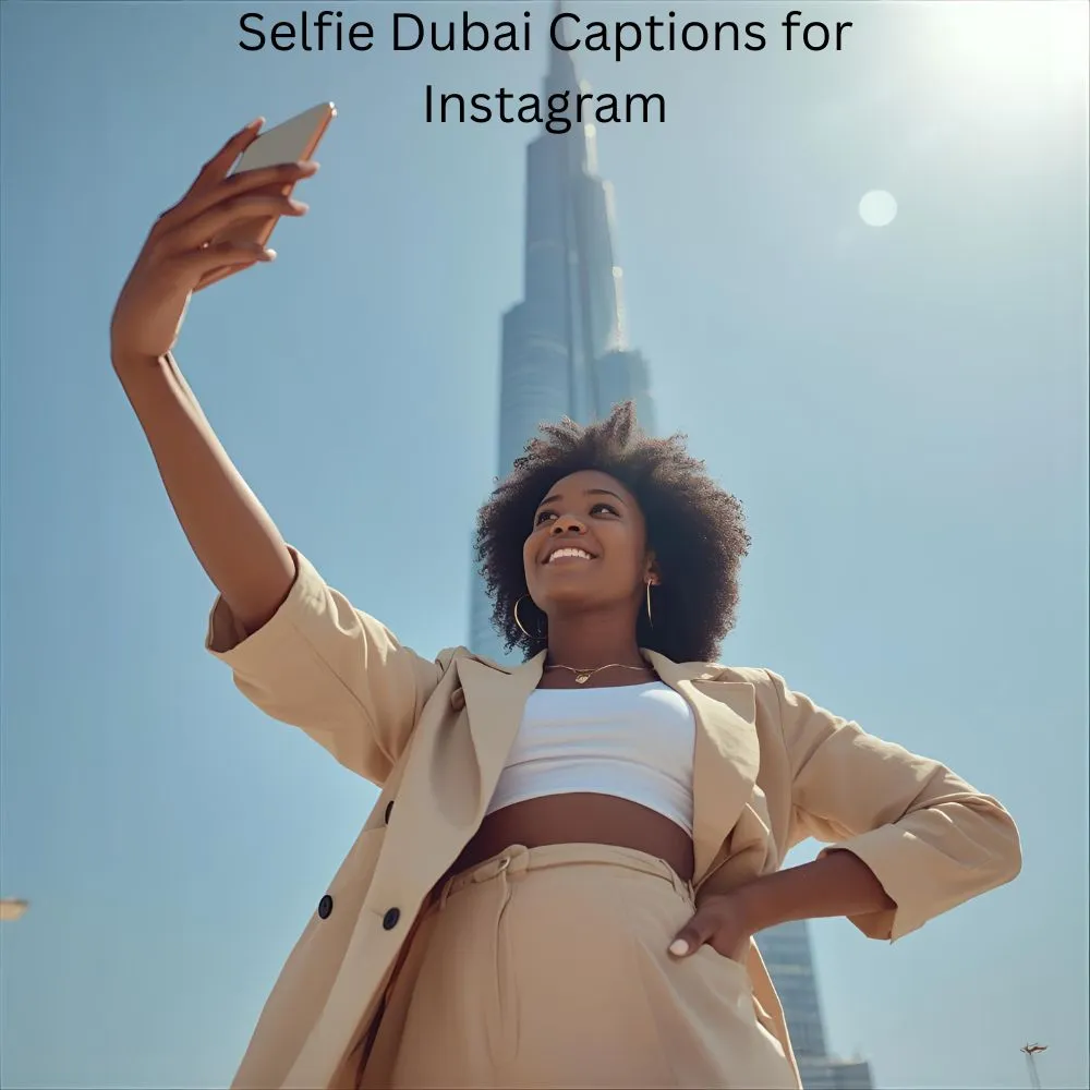 Selfie Dubai Captions for Instagram