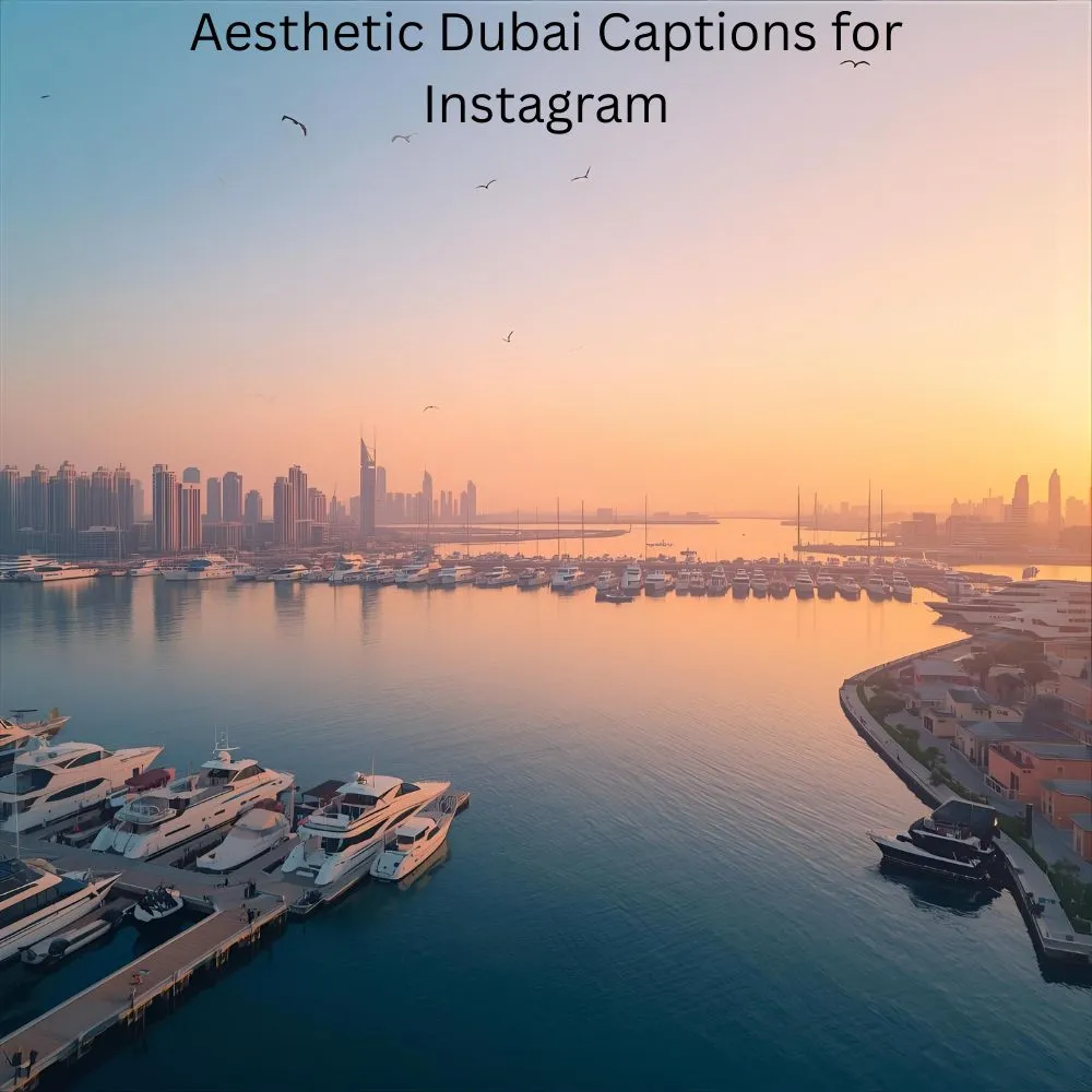 Aesthetic Dubai Captions for Instagram