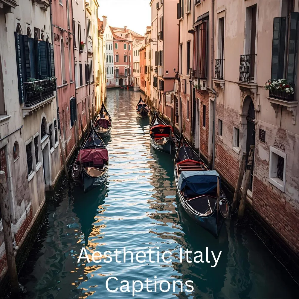 Aesthetic Italy Captions