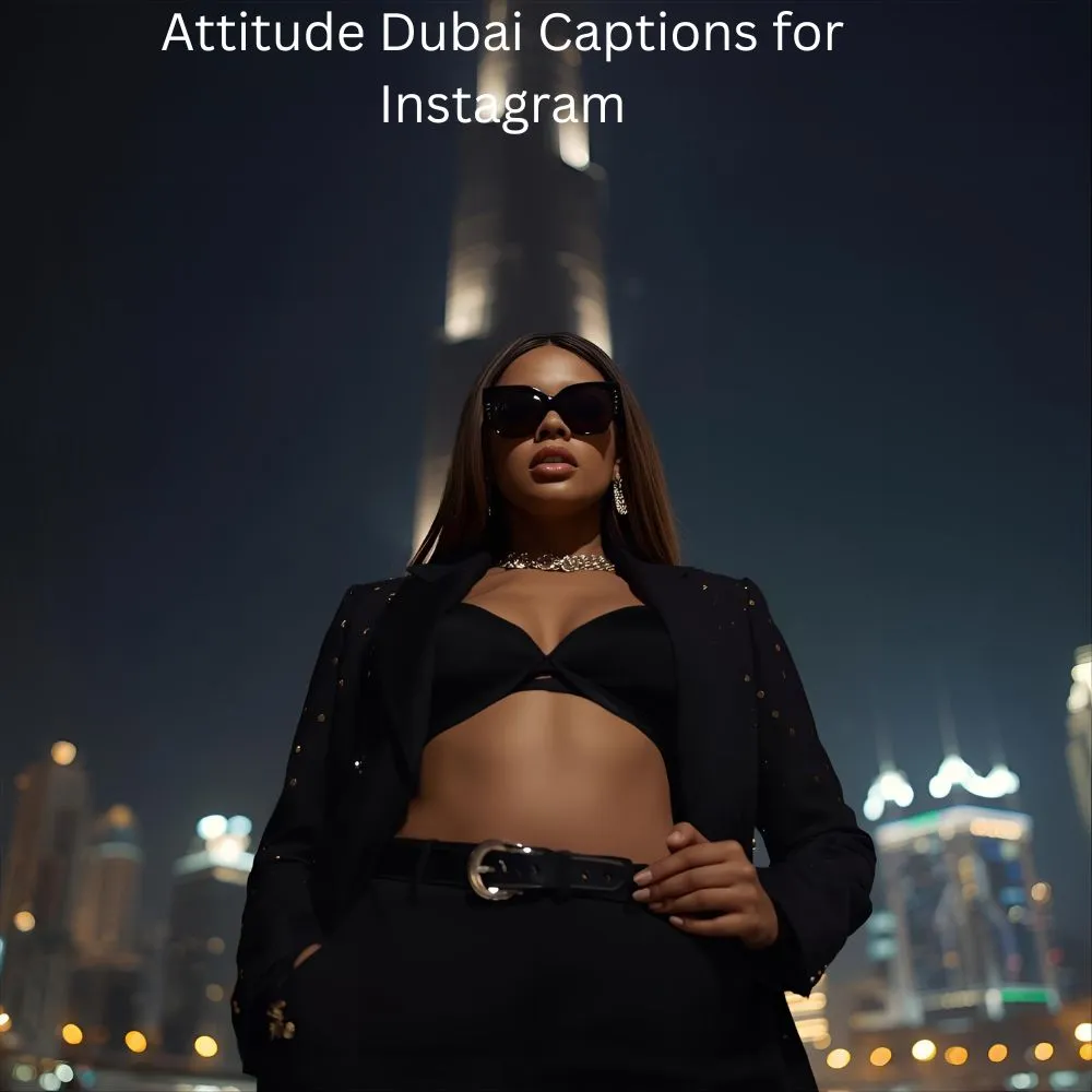 Attitude Dubai Captions for Instagram