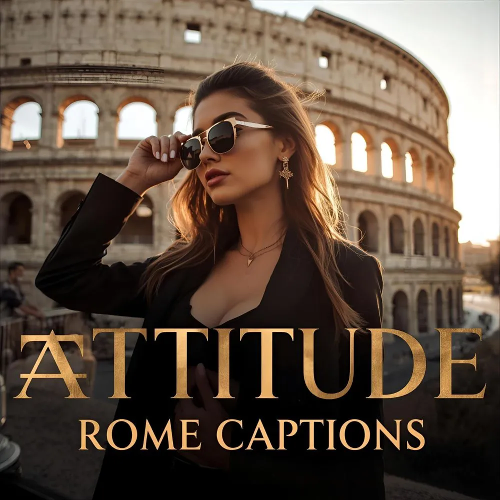 Attitude Rome Captions for Instagram