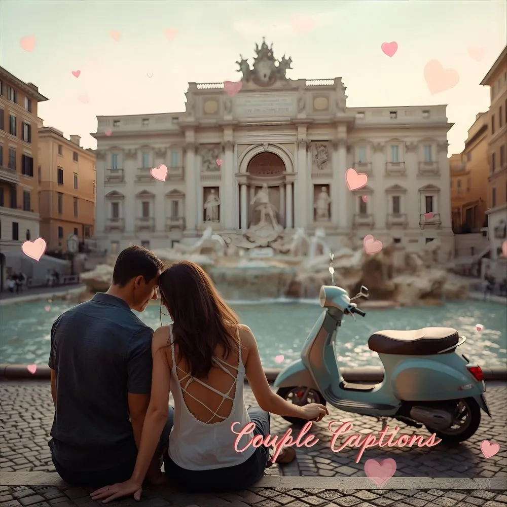 Couple Rome Captions