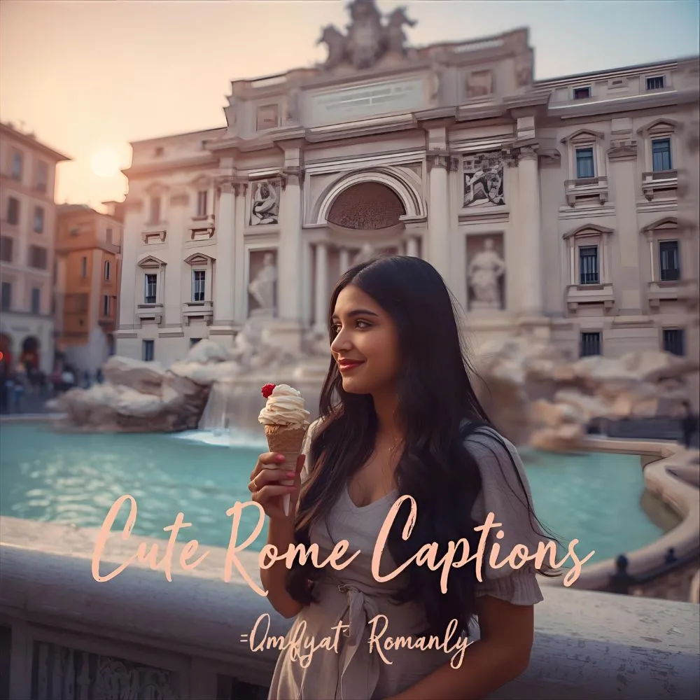 Cute Rome Captions for Instagram