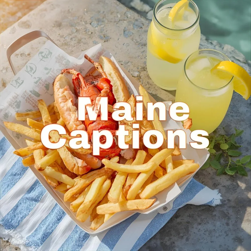 Foodie Maine Captions