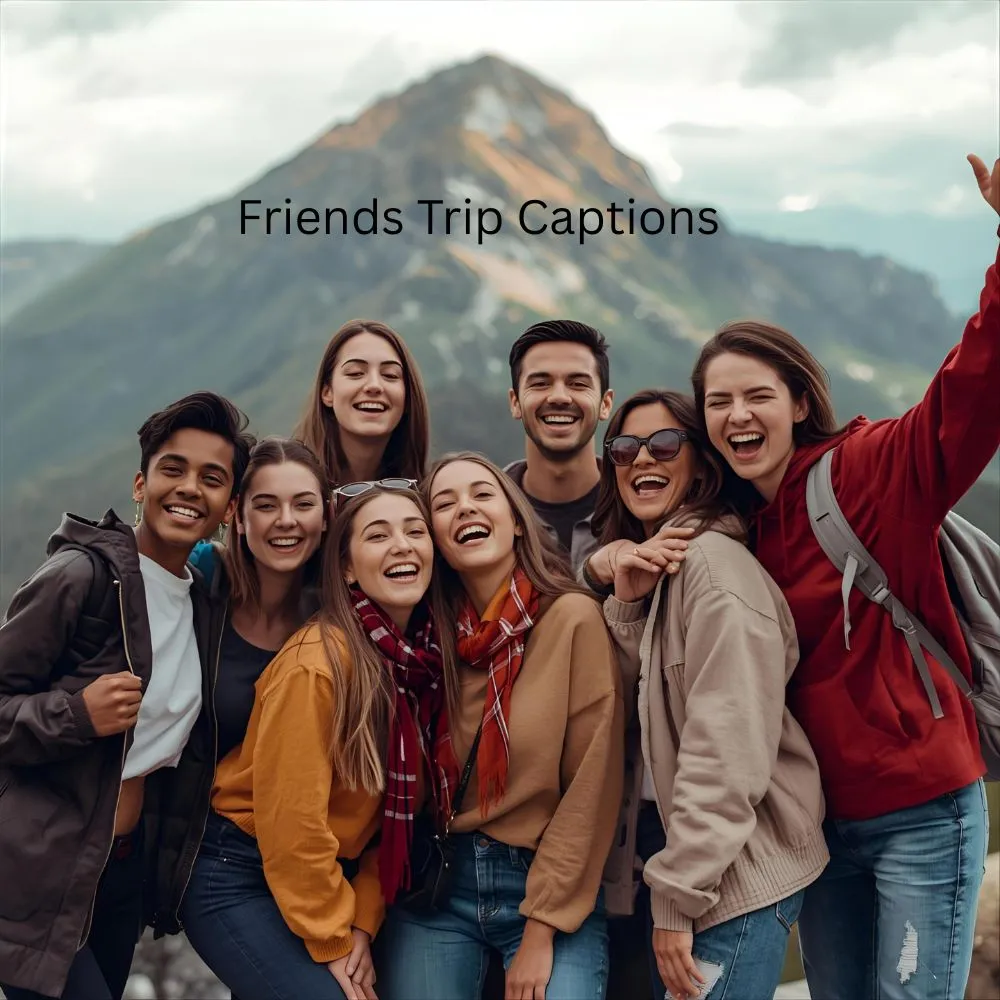 Friends Trip Captions