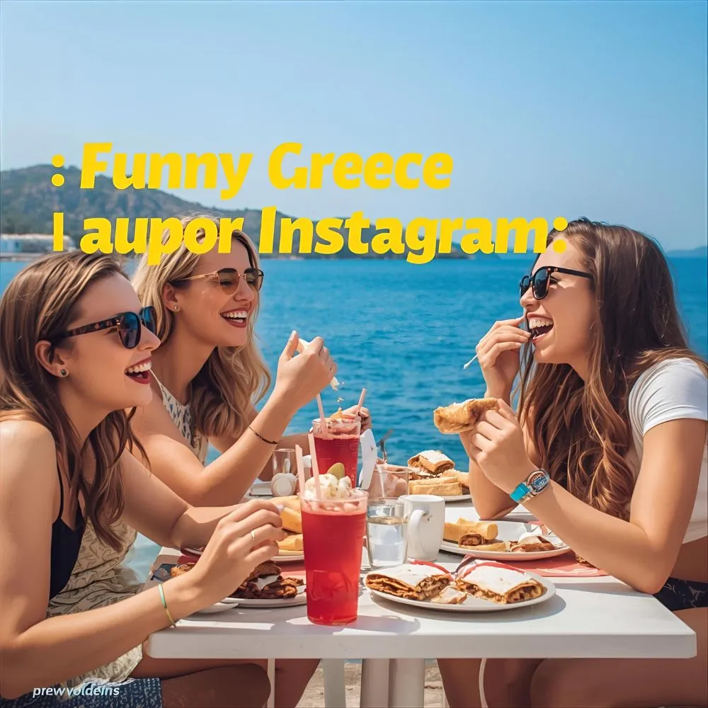 Funny Greece Captions for Instagram