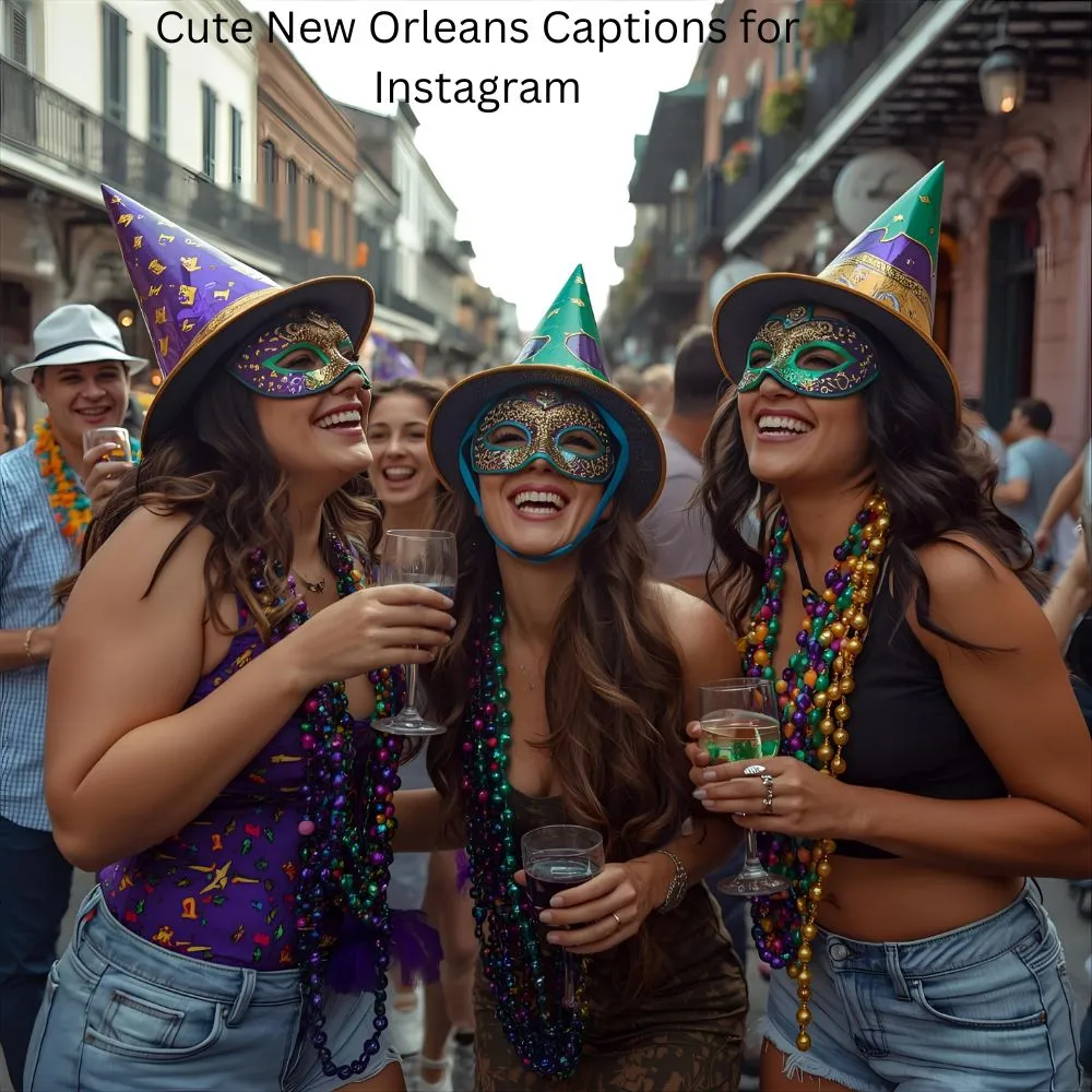 Funny New Orleans Captions for Instagram