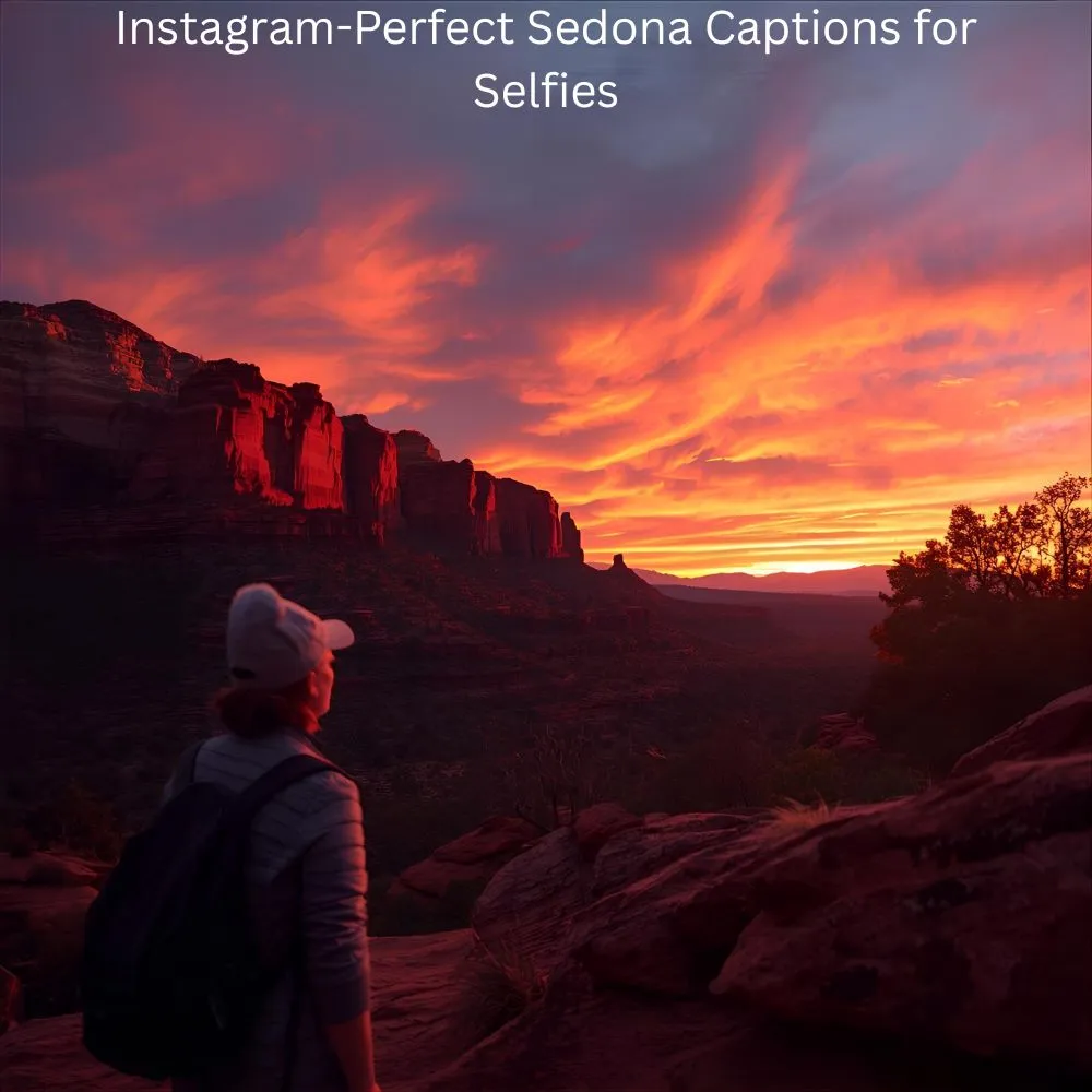 Instagram-Perfect Sedona Captions for Selfies