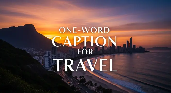 One-Word Caption for Travel