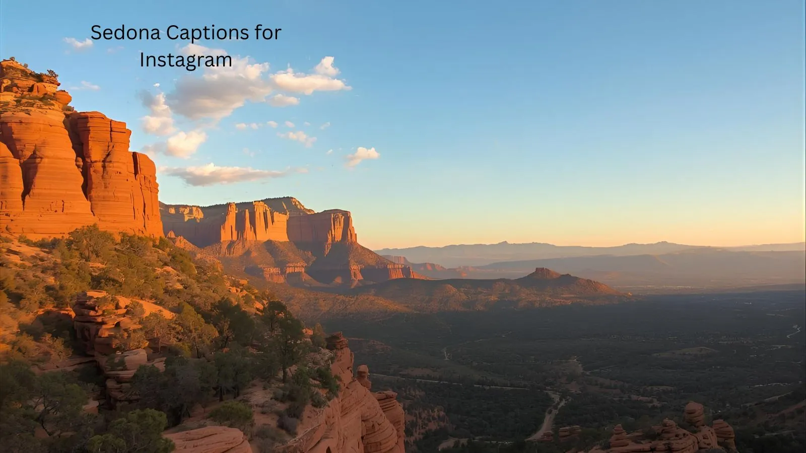 Sedona Captions for Instagram