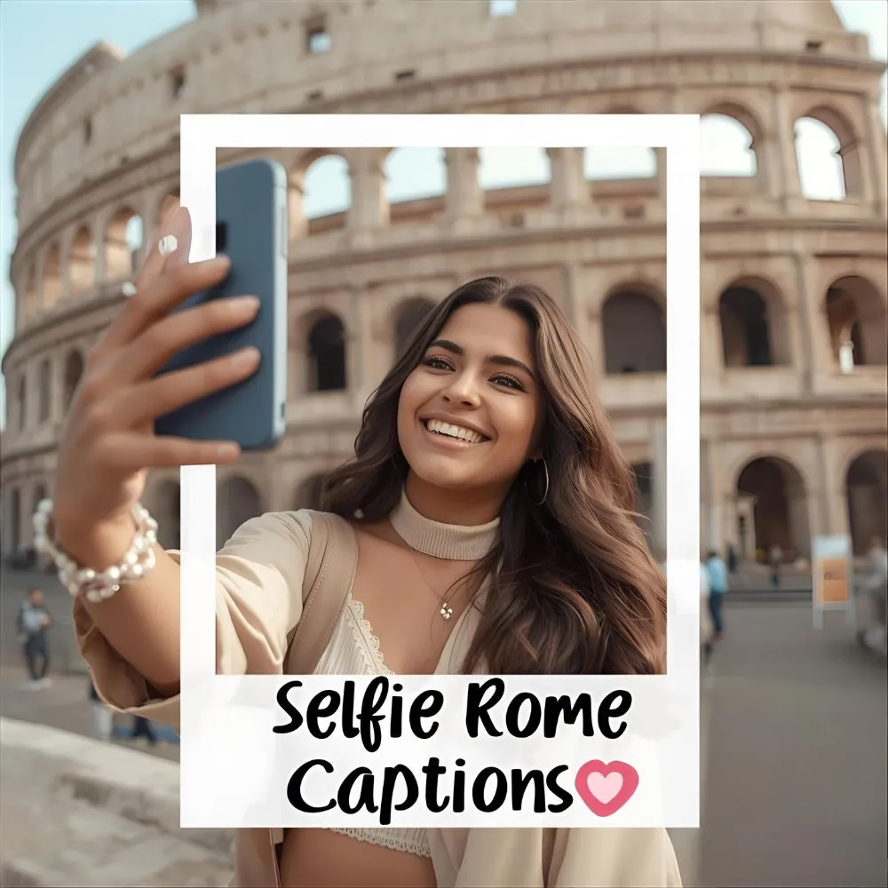 Selfie Rome Captions