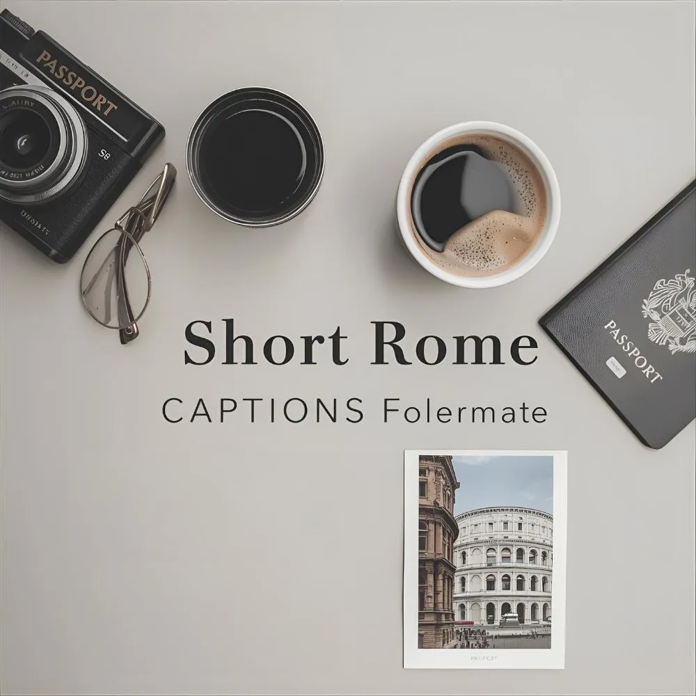 Short Rome Captions for Instagram