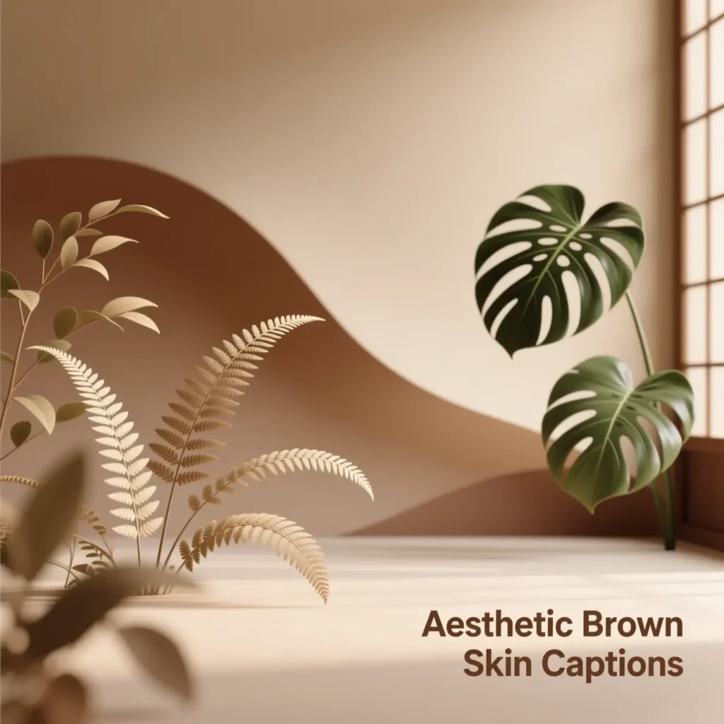 Aesthetic Brown Skin Captions