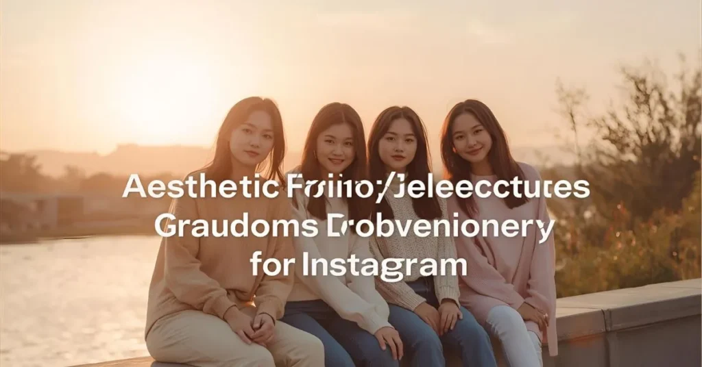 Aesthetic Group Photo Captions for Instagram