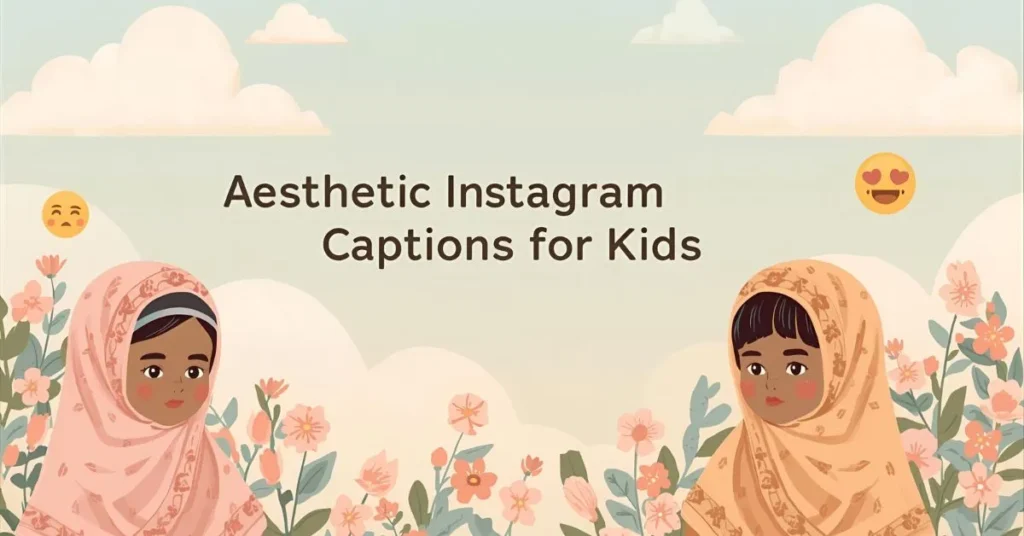 Aesthetic Instagram Captions for Kids