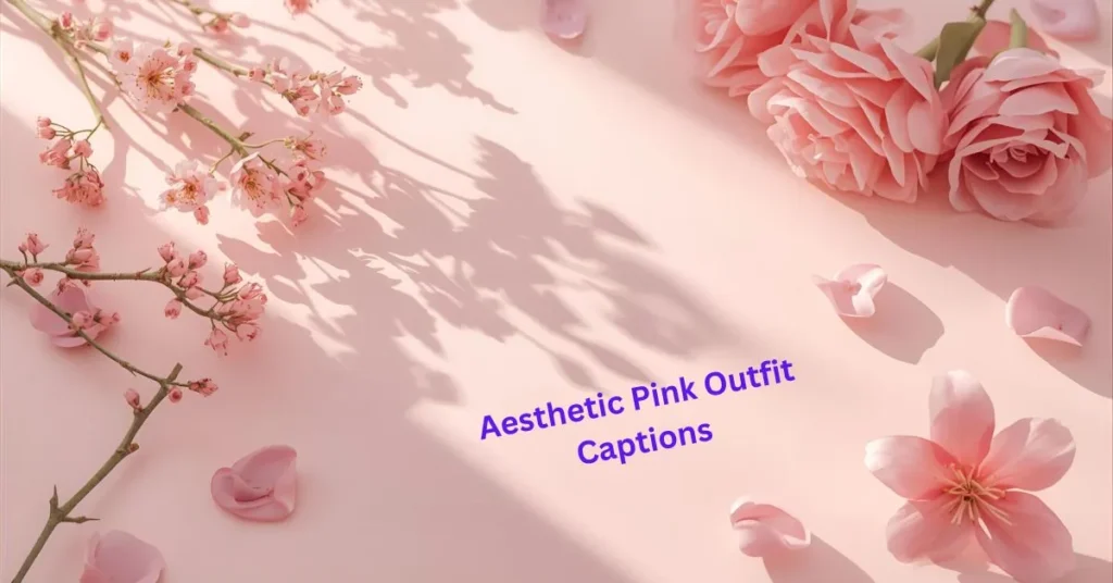 Aesthetic Pink Outfit Captions