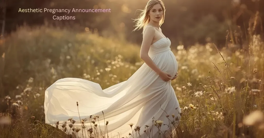 Aesthetic Pregnancy Announcement Captions