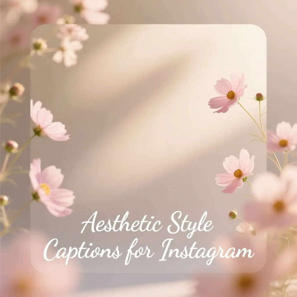 Aesthetic Style Captions for Instagram