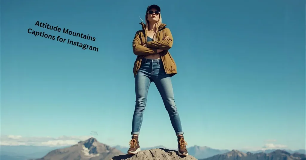 Attitude Mountains Captions for Instagram