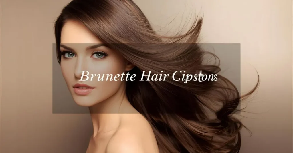 Brunette Hair Captions