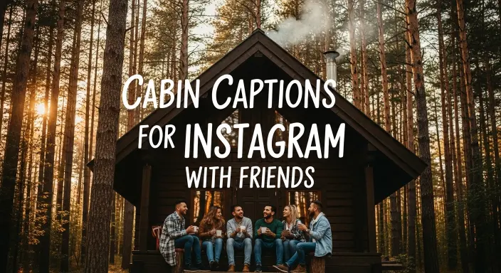 Cabin Captions for Instagram with Friends