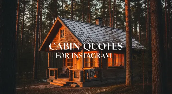 Cabin Quotes for Instagram