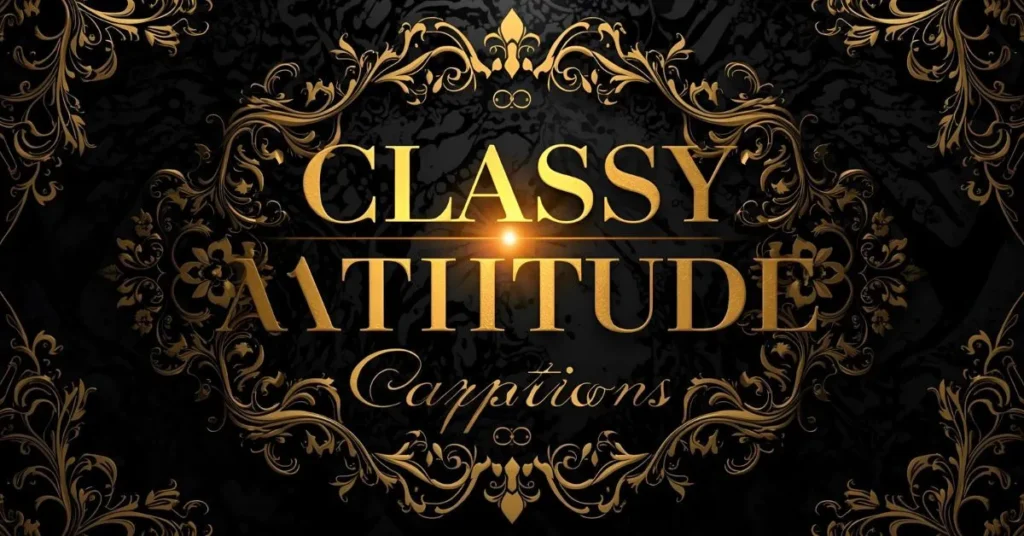 Classy Attitude Captions
