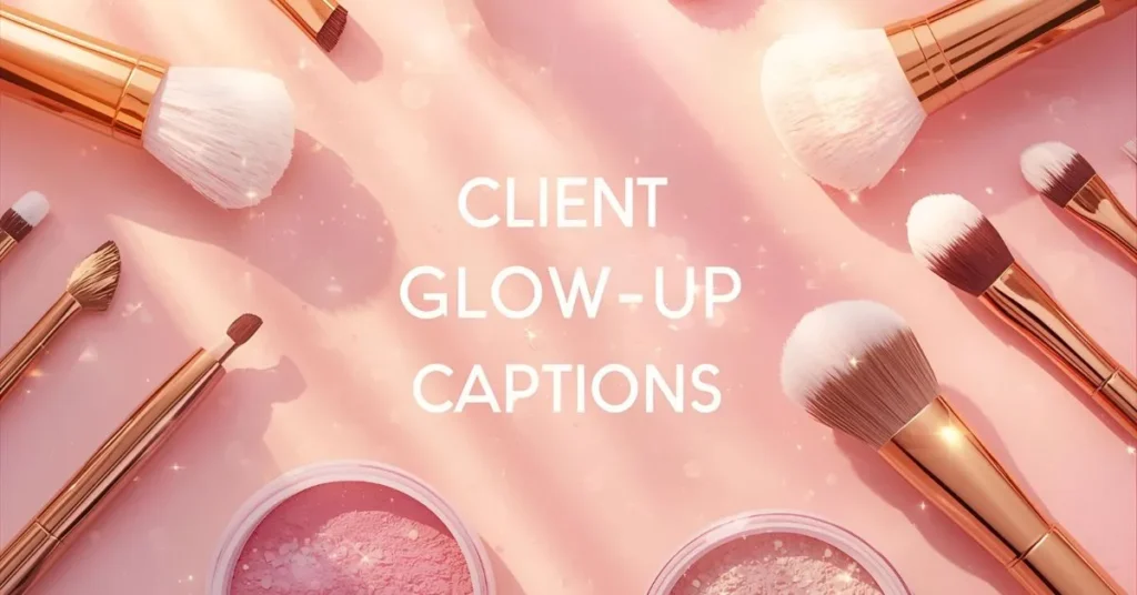 Client Glow-Up Captions
