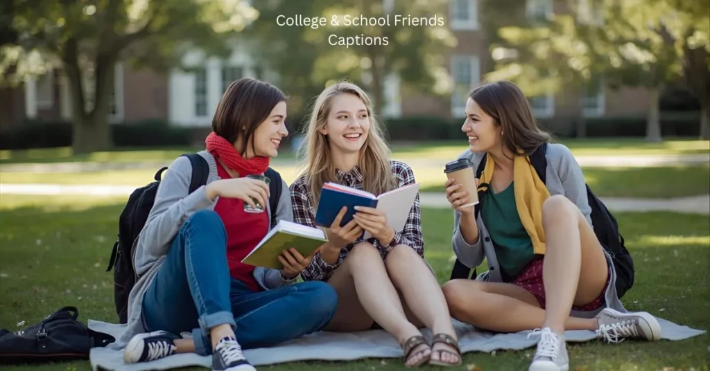 College & School Friends CaptionsΒ