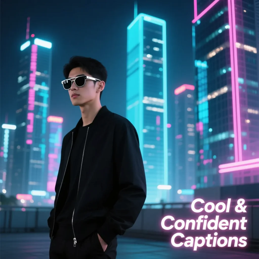 Cool & Confident Captions
