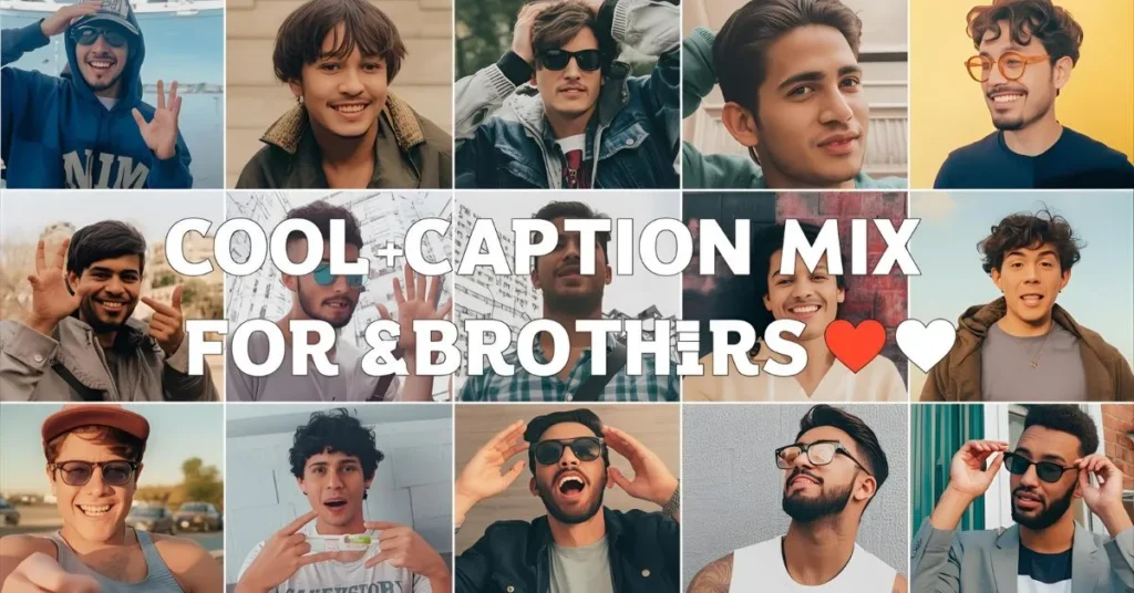 Cool Caption Mix for Brothers