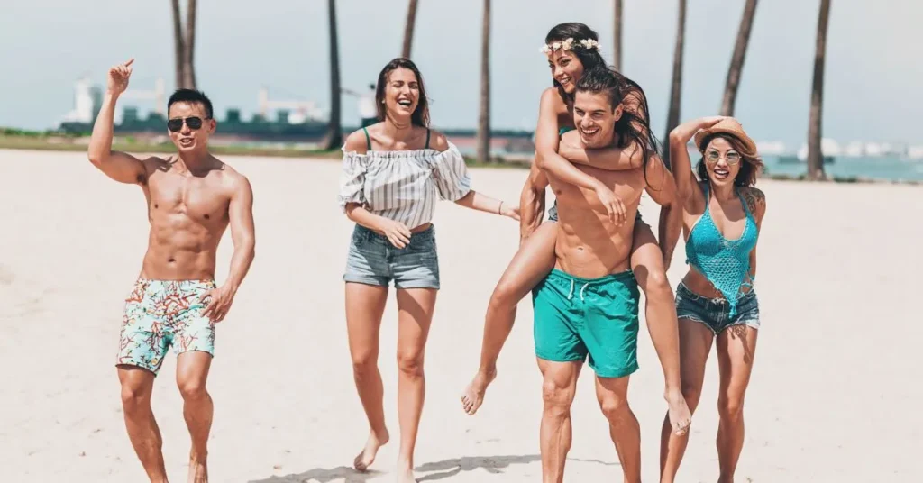 Couple / Friends Funny Beach Captions