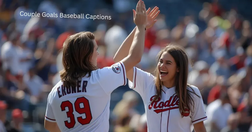 Couple Goals Baseball Captions