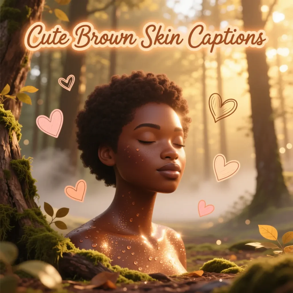 Cute Brown Skin Captions