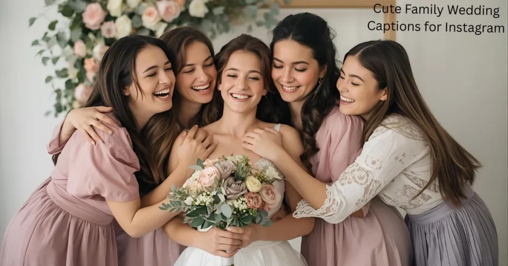 Cute Family Wedding Captions for Instagram