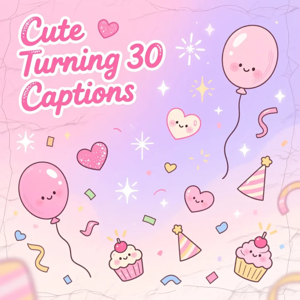 Cute Funny Instagram Captions for Turning 30