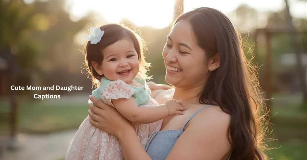 Cute Mom and Daughter Captions