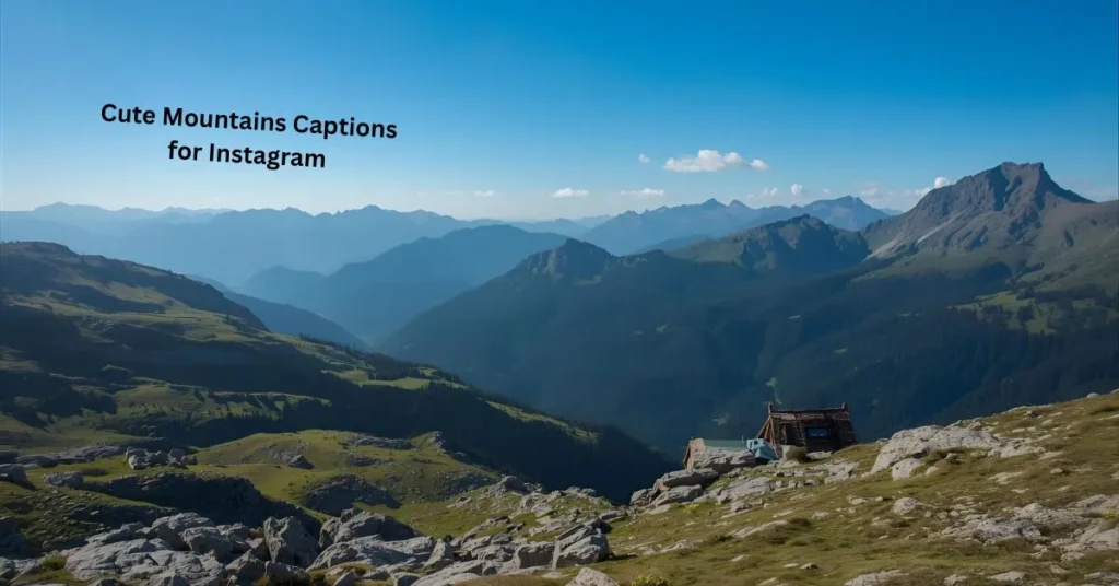Cute Mountains Captions for Instagram