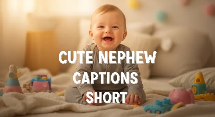 Cute Nephew Captions Short