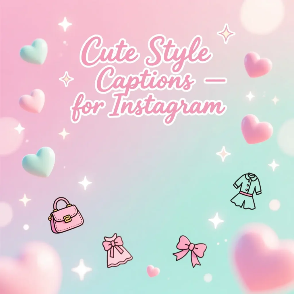 Cute Style Captions for Instagram