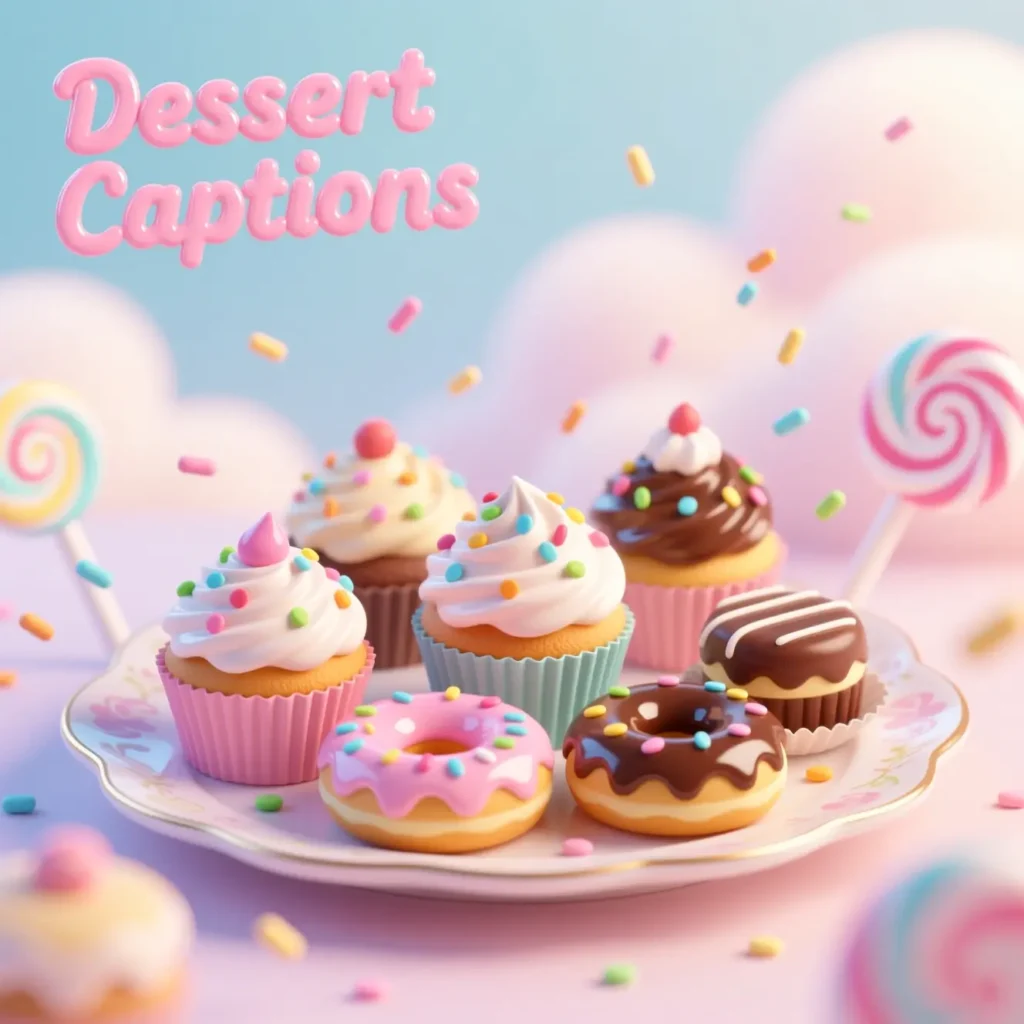 Dessert Captions