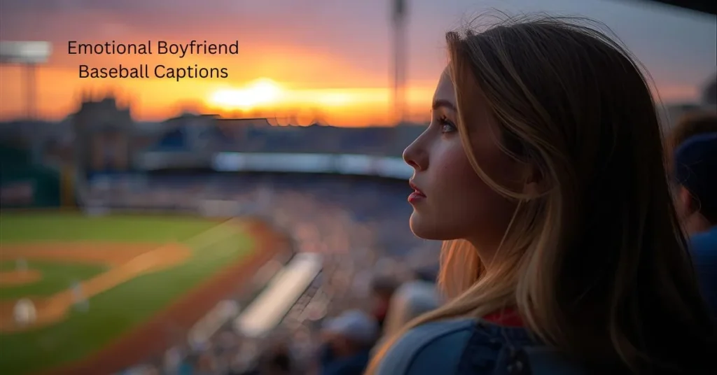 Emotional Boyfriend Baseball Captions