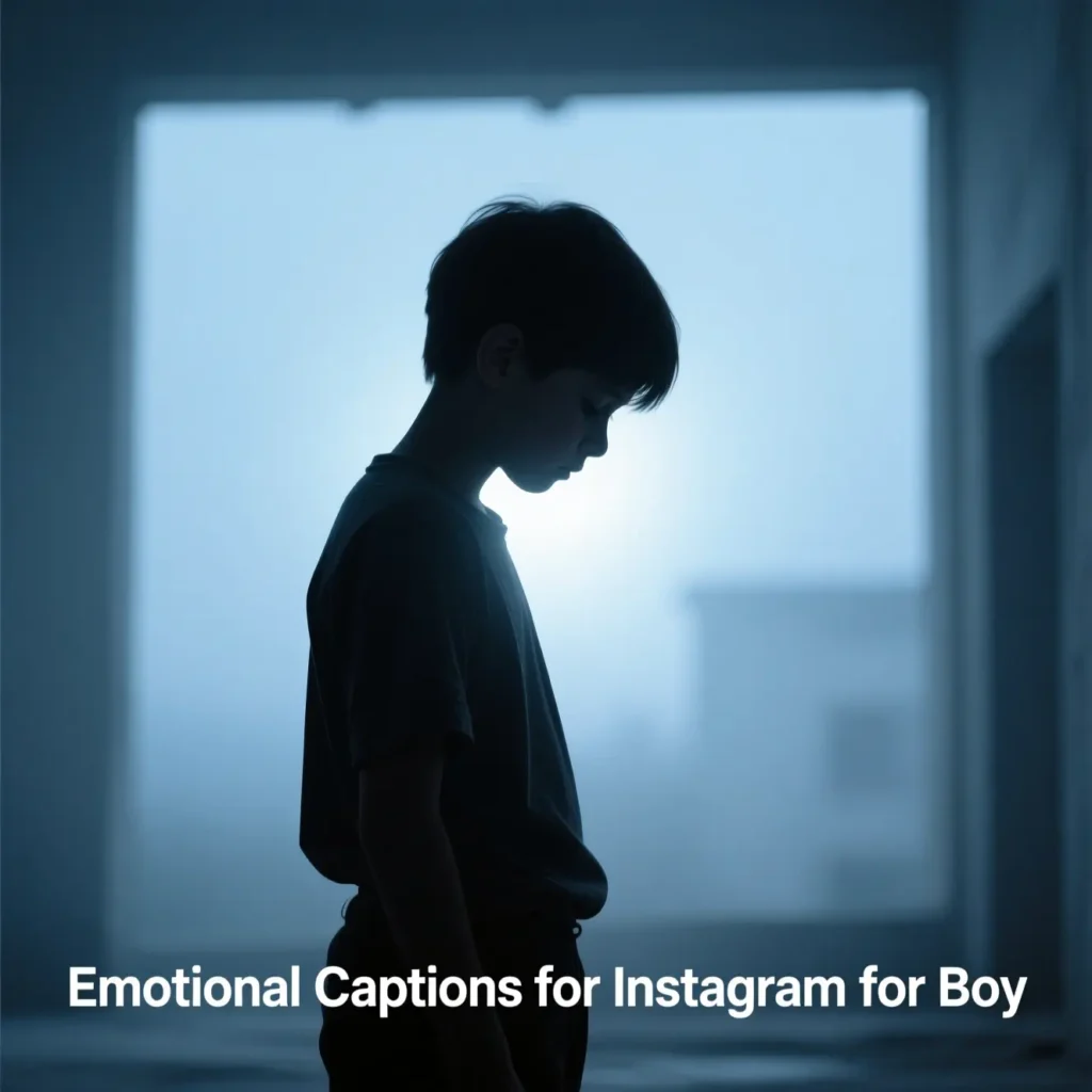 Emotional Captions for Instagram for Boy