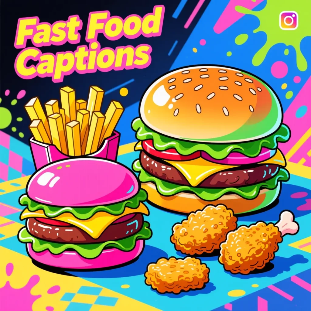 Fast Food Captions