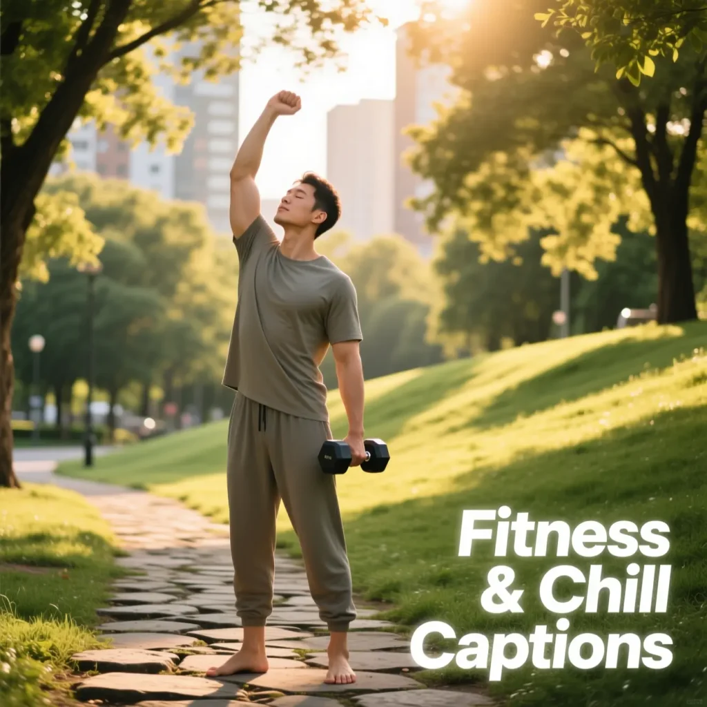 Fitness & Chill Captions