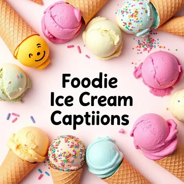 Foodie Ice Cream Captions