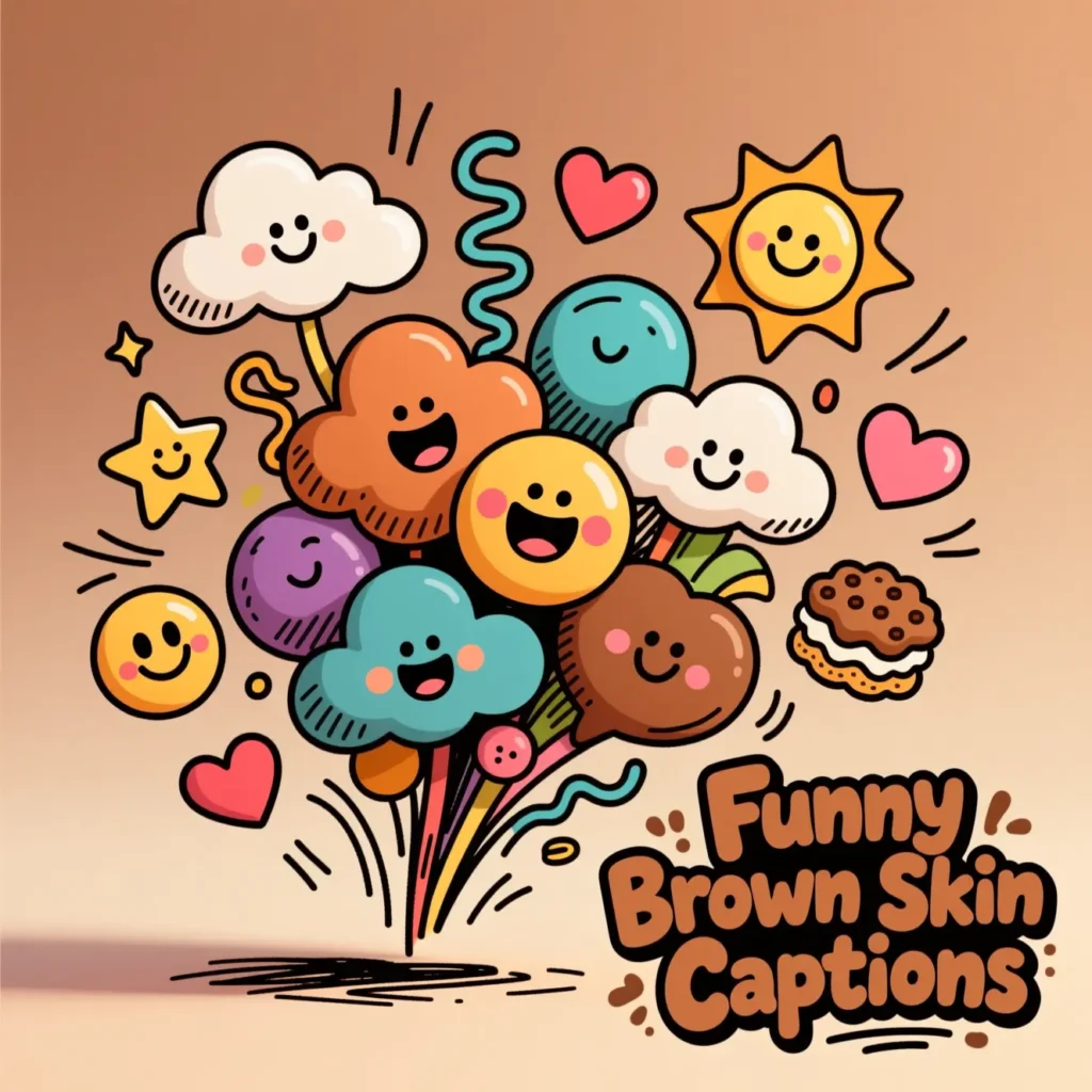 Funny Brown Skin Captions