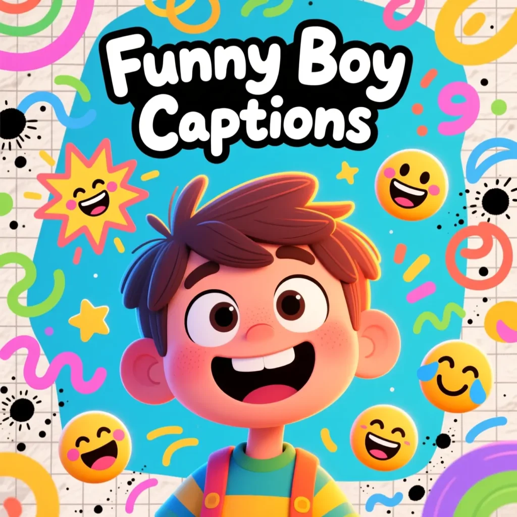 Funny Captions for Boy