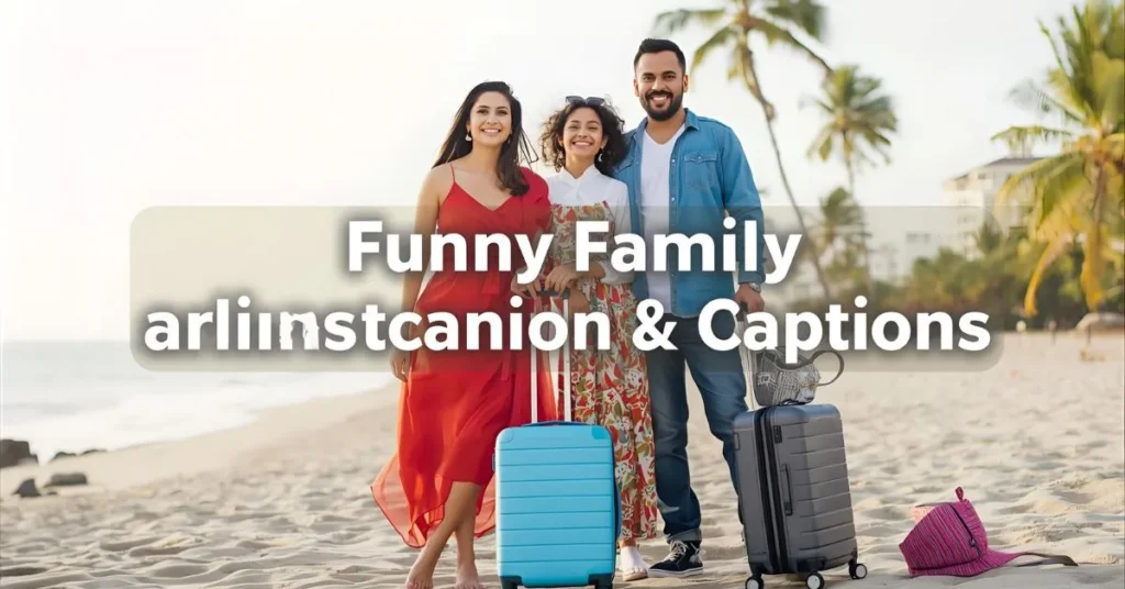 Funny Family Vacation Captions
