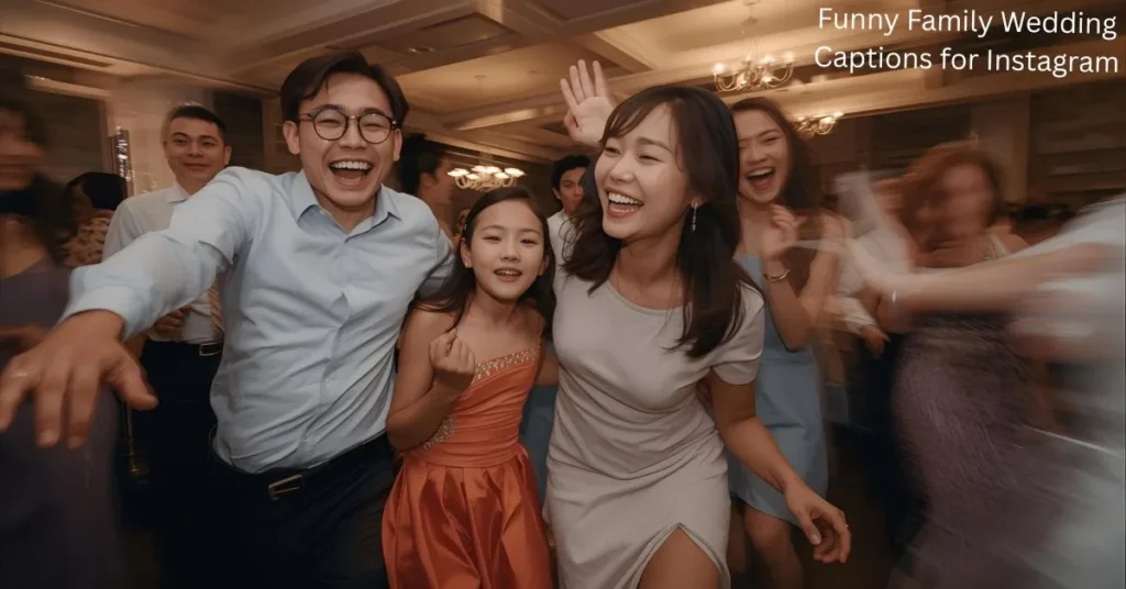 Funny Family Wedding Captions for Instagram